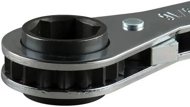 Alt view image 2 of 4 - KLEIN TOOLS 68309 Ratcheting Refrigeration Wrench 6-13/16-Inch