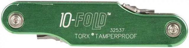 Alt view image 5 of 8 - KLEIN TOOLS 32537 10-Fold™ Torx® Tamperproof Screwdriver/Nut Driver