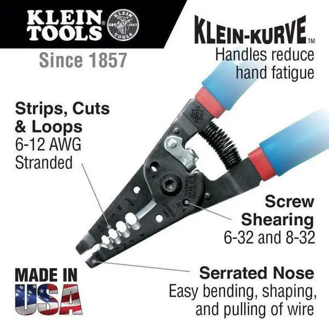 Alt view image 8 of 8 - KLEIN TOOLS 11053 7 1/8 in Wire Stripper