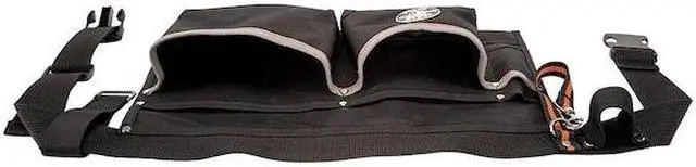 Alt view image 13 of 16 - KLEIN TOOLS 5244 Black Ballistic Polyester Tool Belt, 6 Pockets, 5244