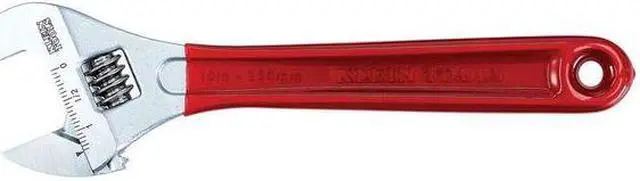 Alt view image 6 of 9 - Klein D507-10 10-Inch Plastic-Dipped Extra Capacity Adjustable Wrench
