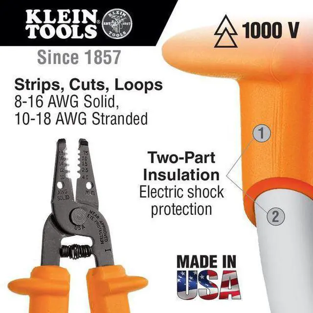 Alt view image 10 of 12 - KLEIN TOOLS 33526 Insulated Tool Set,8 pc.