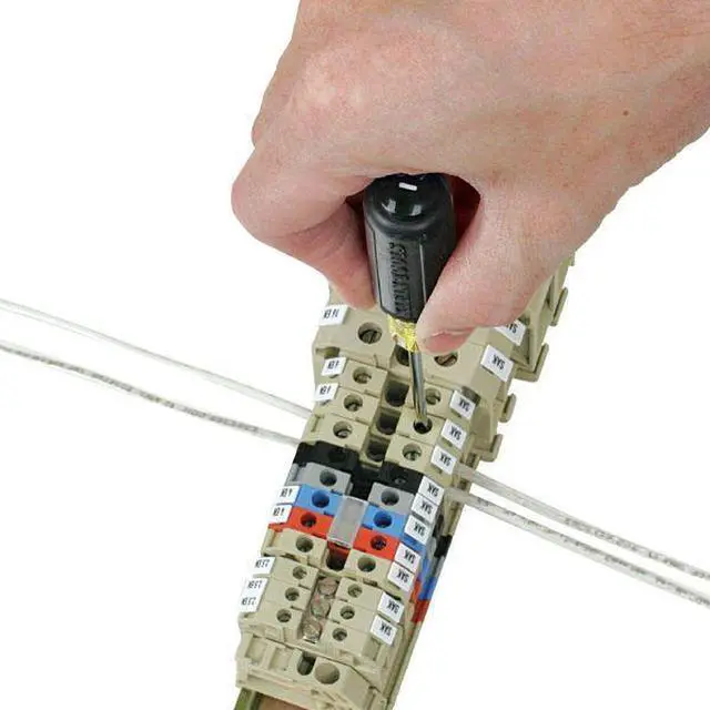 Alt view image 6 of 12 - KLEIN TOOLS 612-4 Terminal Block Screwdriver Standard 1/8" 4 in Round