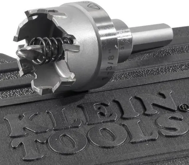 Alt view image 5 of 8 - Klein Tools 31872 Carbide-Tipped Hole Cutter Kit, 4 pieces
