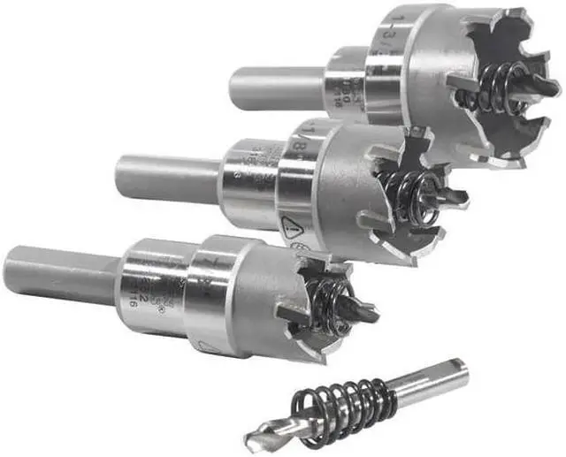 Alt view image 7 of 8 - Klein Tools 31872 Carbide-Tipped Hole Cutter Kit, 4 pieces