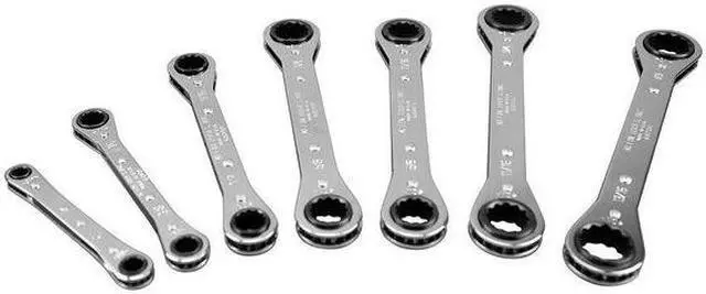 Alt view image 6 of 8 - KLEIN TOOLS 68222 Ratcheting Box Wrench Set, 7-Piece