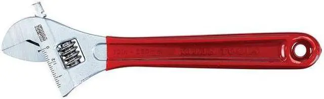 Alt view image 8 of 9 - Klein D507-10 10-Inch Plastic-Dipped Extra Capacity Adjustable Wrench