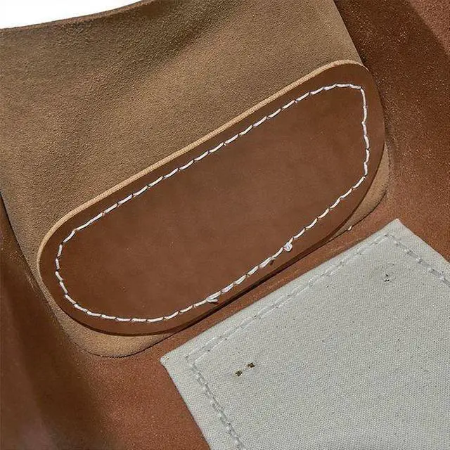 Alt view image 7 of 7 - KLEIN TOOLS 5115 Tool Tote, Brown, Leather, 0 Pockets