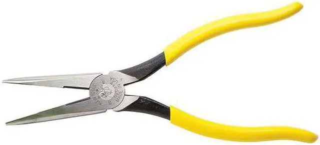Alt view image 10 of 12 - KLEIN TOOLS D203-8 Needle Nose Plier,8-7/16" L,Smooth