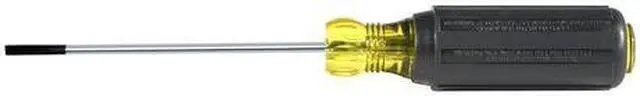 Alt view image 11 of 12 - KLEIN TOOLS 612-4 Terminal Block Screwdriver Standard 1/8" 4 in Round