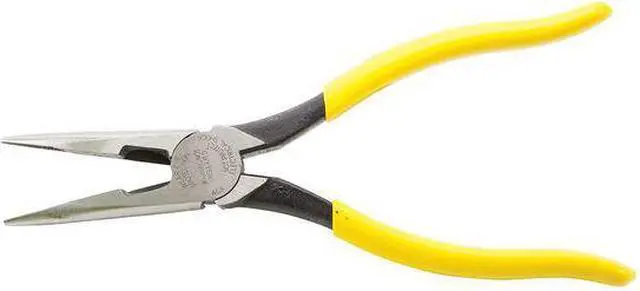 Alt view image 9 of 12 - KLEIN TOOLS D203-8 Needle Nose Plier,8-7/16" L,Smooth