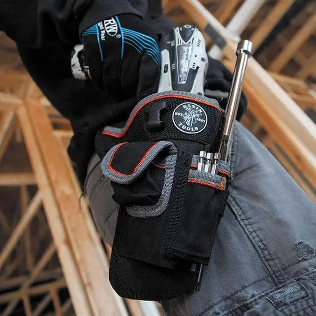 Alt view image 6 of 7 - KLEIN TOOLS TRADESMAN PRO  ORGANIZER DRILL POUCH