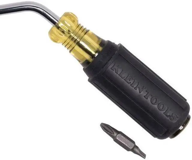 Alt view image 10 of 11 - KLEIN TOOLS 67100 Offset Multi-Bit Screwdriver,2-in-1