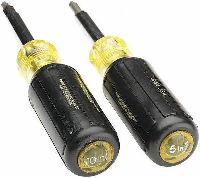 Alt view image 10 of 10 - Klein 5-in-1 Multi-Bit Screwdriver 32476