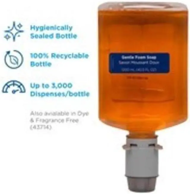 Alt view image 3 of 8 - Pacific Citrus® Foam Hand Soap, 1200mL Cartridge, Pacific Blue Ultra™, 4 PK