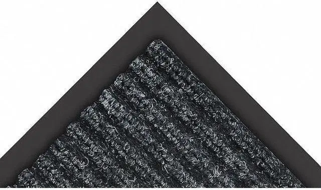 Alt view image 3 of 3 - NOTRAX 117S0046CH Entrance Mat, Polypropylene, 3/8 in Thick, Charcoal, 4 ft W x