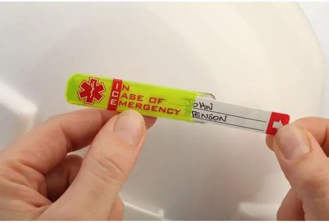 Alt view image 6 of 8 - VITAL ID WSID-01 Hard Hat I.D., No Data Window, Vinyl, PK100