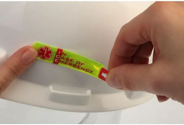 Alt view image 8 of 8 - VITAL ID WSID-01 Hard Hat I.D., No Data Window, Vinyl, PK100