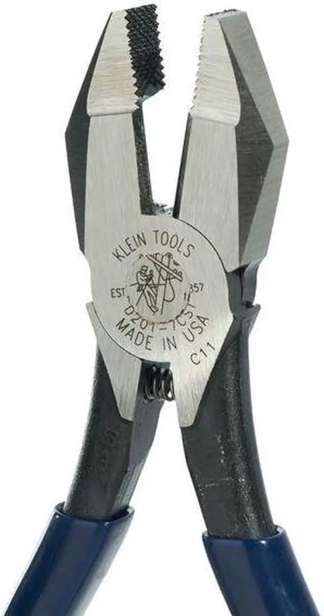 Alt view image 7 of 11 - Klein 8 In. Steel Ironworker Pliers D201-7CST