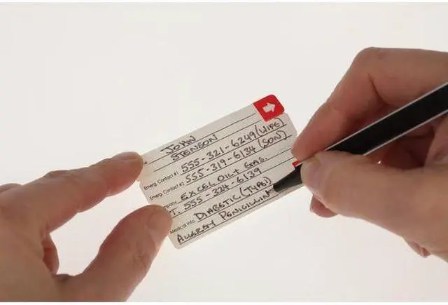 Alt view image 5 of 8 - VITAL ID WSID-01 Hard Hat I.D., No Data Window, Vinyl, PK100