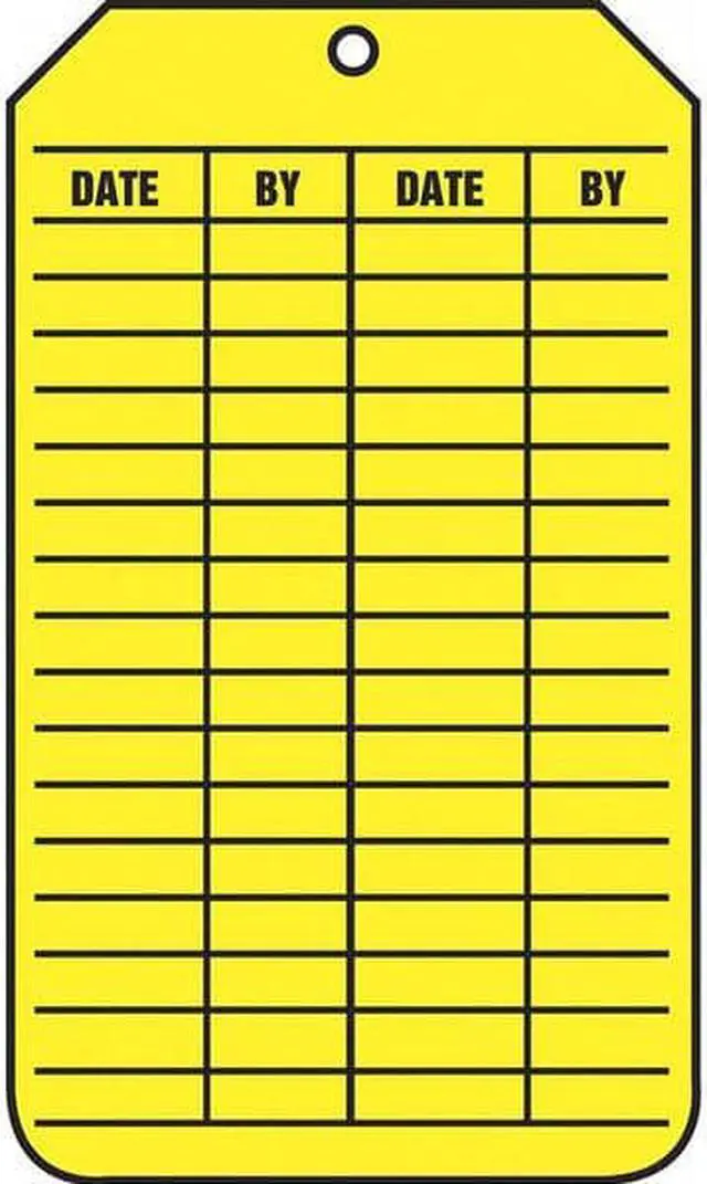 Alt view image 2 of 2 - ZORO SELECT 41CN15 Tag, Cleaning and Maintenance, Cardstock, 5 3/4 in H x 3 1/4
