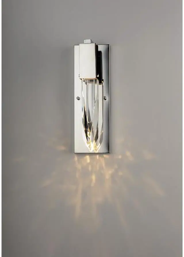 Alt view image 2 of 3 - ET2 E31240-20PC Quartz 1-Light 4.75" Wide Polished Chrome Vanity Light