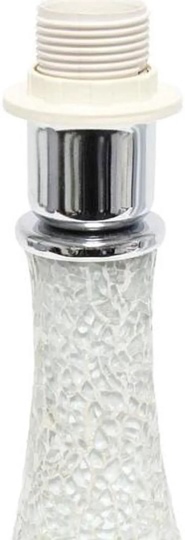 Alt view image 10 of 14 - Simple Designs Mosaic Tiled Glass Genie Table Lamp with Fabric Shade