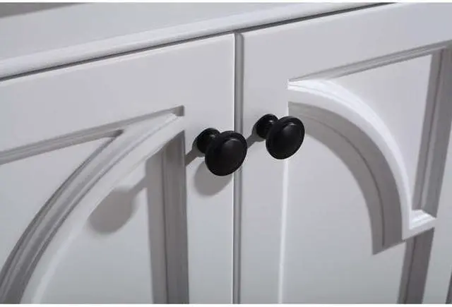 Alt view image 8 of 8 - Odyssey - 60 - White Cabinet + Matte White VIVA Stone Solid Surface Countertop