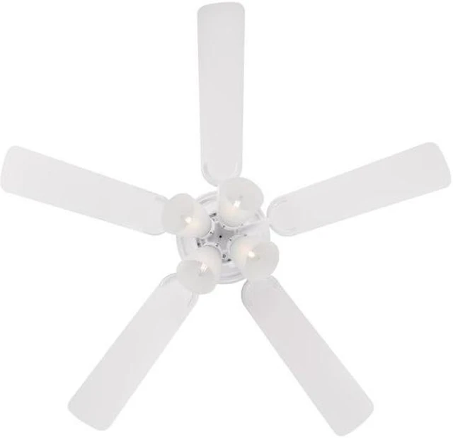 Alt view image 9 of 14 - Westinghouse Lighting 7232300 CONTEMPRA IV Indoor Ceiling Fan with Light, 52 Inch, WHITE