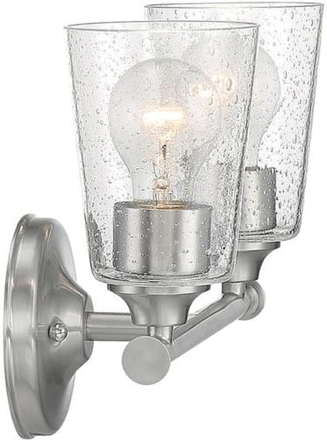 Alt view image 4 of 4 - NUVO 60/7182 Fixture, Vanity, 2-Light, Incandescent, 60W, 120V, A19, Medium