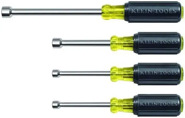 Main image of KLEIN TOOLS 633 4 PC Nutdriver Set w/3" Hollow Shanks