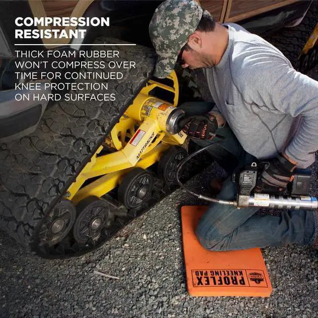 Alt view image 9 of 15 - Ergodyne 18380 Compact Kneeling Pad, Black - 14"x21"