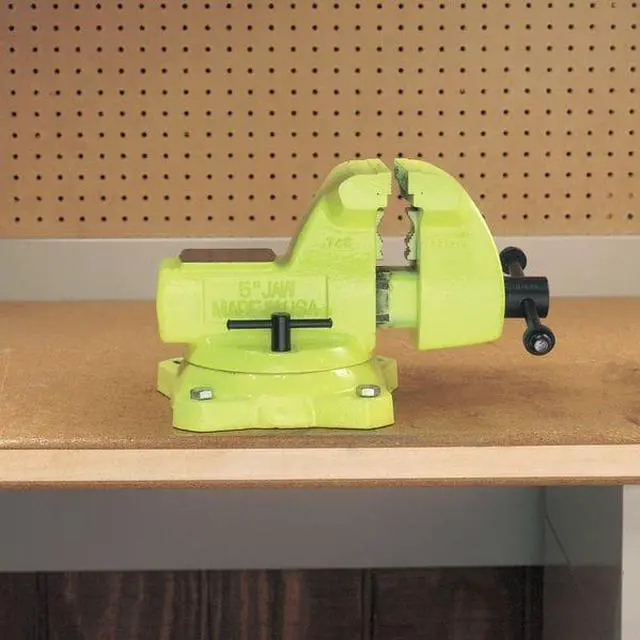 Alt view image 14 of 14 - 63187 1550, High-Visibility Safety Vise, 5 in. Jaw Width, 5-1/4 in. Jaw Opening