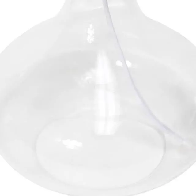 Alt view image 8 of 15 - Simple Designs Glass Raindrop Table Lamp with Fabric Shade, Clear with White Shade