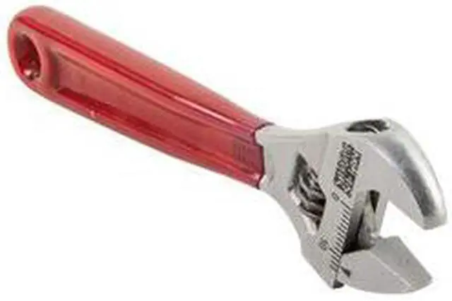 Alt view image 9 of 9 - Klein Tools Adj. Wrench, 4", 1/2" Cap., Chrome Full Polish Chrome  Steel  D506-4