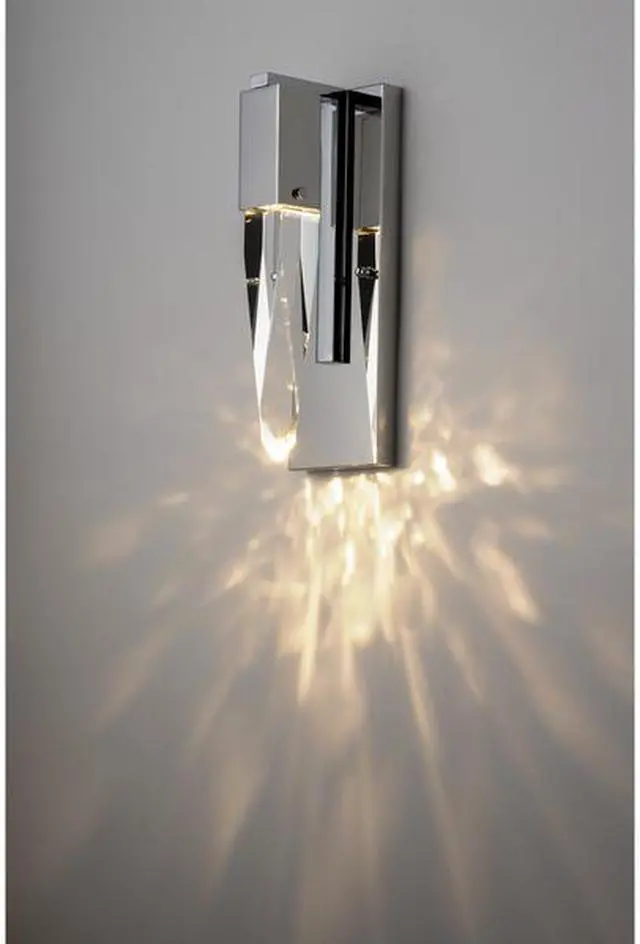 Alt view image 3 of 3 - ET2 E31240-20PC Quartz 1-Light 4.75" Wide Polished Chrome Vanity Light