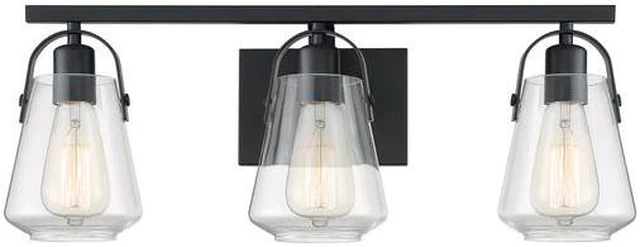 Alt view image 3 of 4 - NUVO 60/7103 Fixture, Vanity, 3-Light, Incandescent, 60W, 120V, A19, Medium