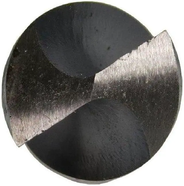 Alt view image 6 of 8 - Drill America D/A3F Series High-Speed Steel Reduced-Shank Drill Bit, Black Oxide Finish, Round with 3-Flats Shank, Spiral Flute, 118 Degrees Conventional Point, 33/64" Size (Pack of 1)