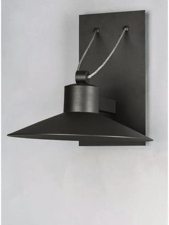 Alt view image 5 of 5 - Maxim 54363FTABZ 10.25 in. Civic LED 1 Light Medium Outdoor Wall Lantern - Architectural Bronze