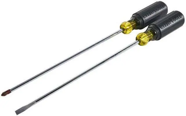 Alt view image 7 of 8 - KLEIN TOOLS 85072 Screwdriver Set,Slotted/Phillips,2 Pc