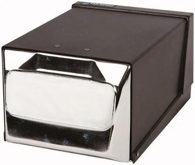 Alt view image 4 of 5 - ZORO SELECT H3001BKC Plastic, Steel,Color Black, Chrome,300