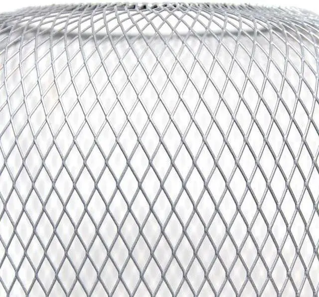 Alt view image 10 of 15 - Simple Designs Gray Metal Mesh Industrial Table Lamp