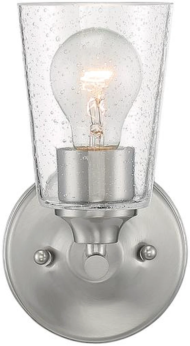 Alt view image 3 of 5 - NUVO 60/7181 Fixture, Vanity, 1-Light, Incandescent, 60W, 120V, A19, Medium