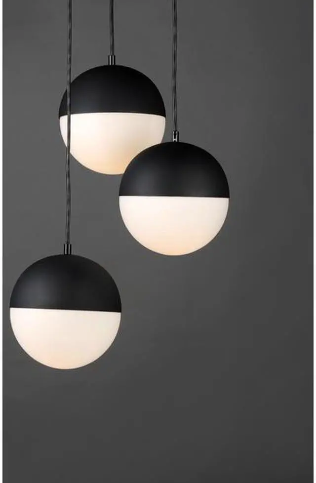 Alt view image 3 of 4 - ET2 E21316-10BZ Inca 3 Light Bronze Bath Light Wall Light in Clear & White, 4.25 in., Without Bulb - 24 in.