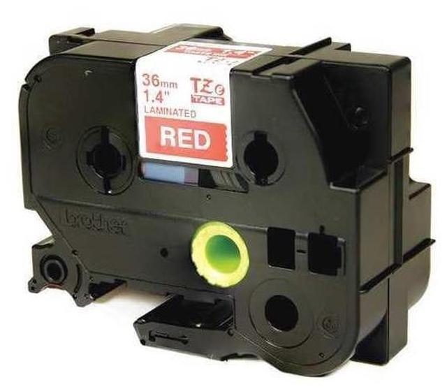 Alt view image 7 of 7 - Brother Label Tape Cartridge,  Label Type Printable White/Red   TZe465