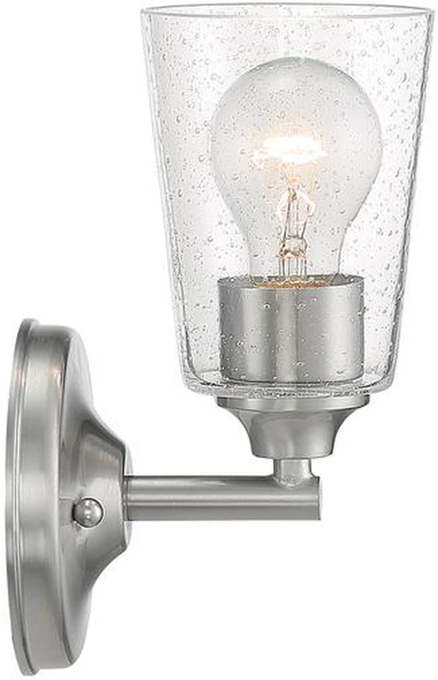 Alt view image 4 of 5 - NUVO 60/7181 Fixture, Vanity, 1-Light, Incandescent, 60W, 120V, A19, Medium