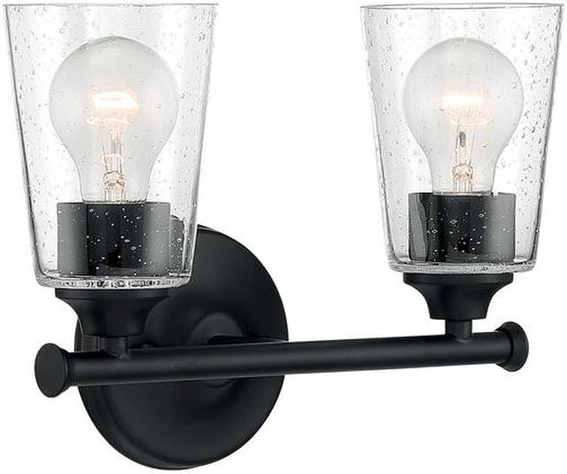 Alt view image 2 of 4 - NUVO 60/7282 Fixture, Vanity, 2-Light, Incandescent, 60W, 120V, A19, Medium
