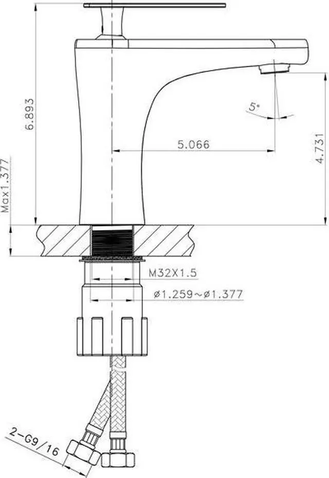 Alt view image 7 of 8 - International Concepts DT08-2 31.5 x 40.2 x 17.1 in. Vanity Table, Snow White