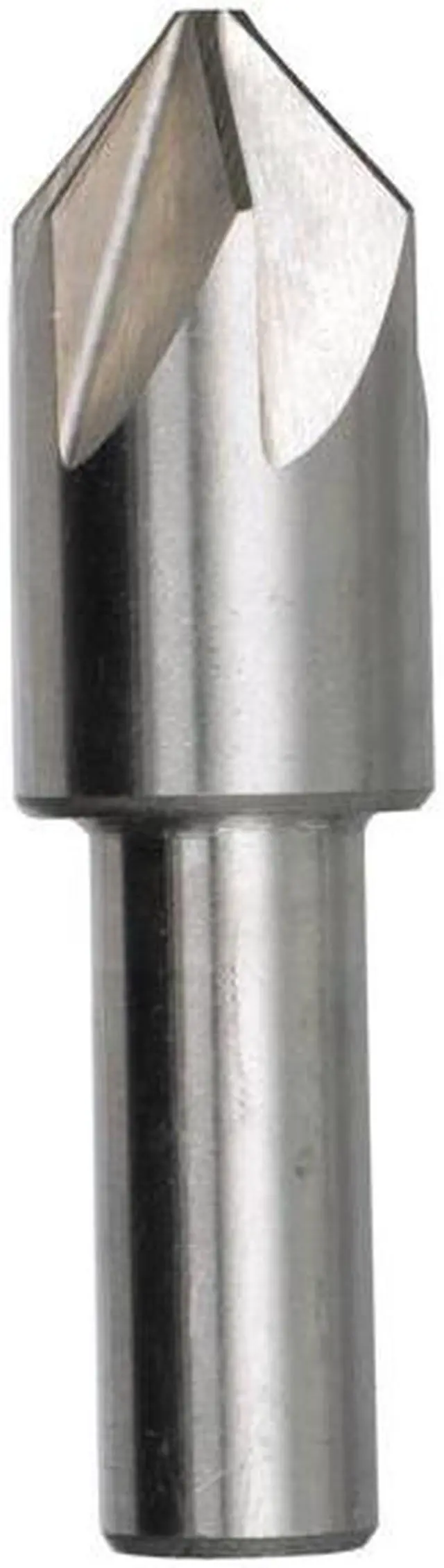 Alt view image 4 of 5 - Drill America DEWCHAT Series High-Speed Steel Chatterless Countersink, 6 Flute, 1/2" Shank Diameter, 7/8" Size, 90 Degrees Angle (Pack of 1)