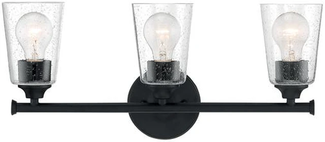 Alt view image 3 of 4 - NUVO 60/7283 Fixture, Vanity, 3-Light, Incandescent, 60W, 120V, A19, Medium